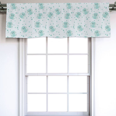 Sateen Ruffled Window Valance