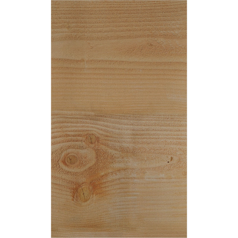 Yorkshire Yorktown avec plaque arrière, H 14 po x l 8 po x P 10 po, Sapin de Douglas, Sciage brut