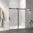 56-60"W X 72"H Frameless Sliding Shower Door,5/16" (8Mm) Thick SGCC Tempered Clear Glass,Double Side Easy Clean Coat, Matte Black Finished With Buffer-122372136