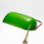 Lampe de bureau en laiton avec base en verre Retro-1406267072