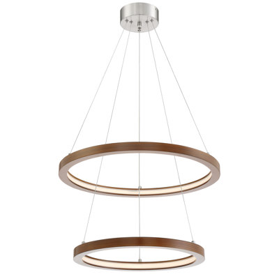 Saleigh 2 - Light Unique / Statement Geometric LED Chandelier