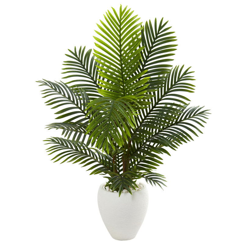 Arbre de palmier artificiel 54" dans un pot de fleurs