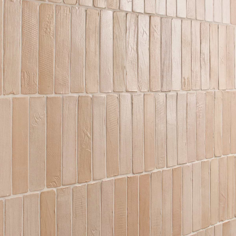 Impress 2X10 Handmade Matte Terracotta Subway Wall Tile, Clay Terracotta