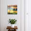 Key cabinet, Opens to the left, 30x30x5, White, Lovely hills and house, 