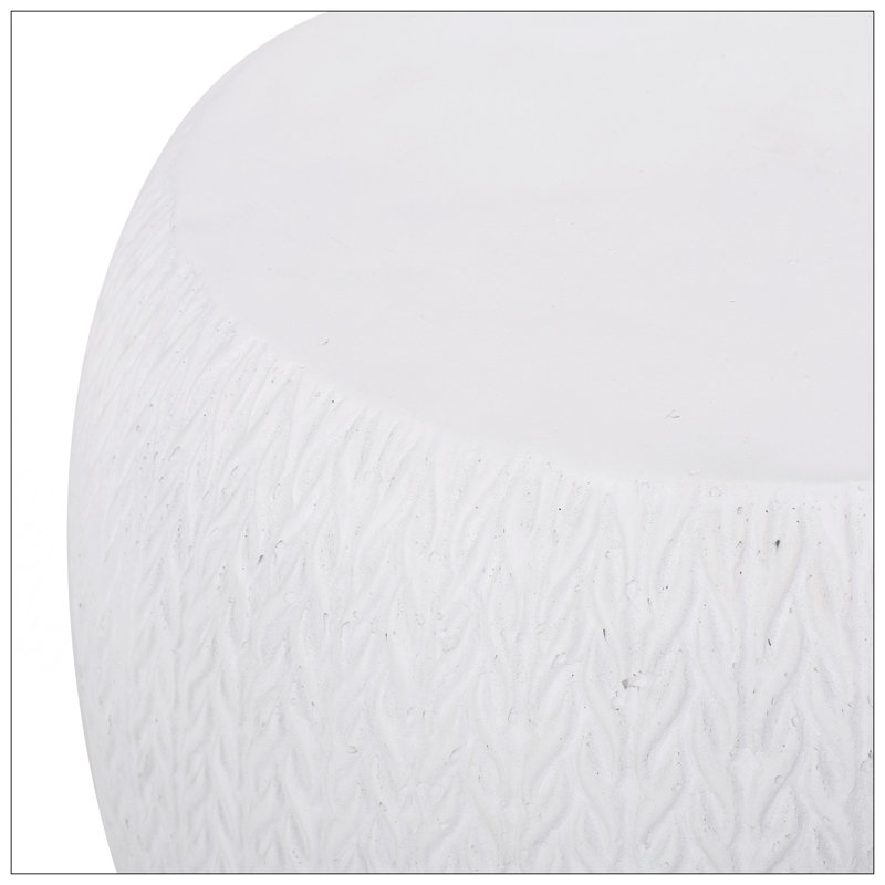 Table d'appoint d'extérieur en béton léger