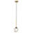 Transitional 1 Light Globe Pendant