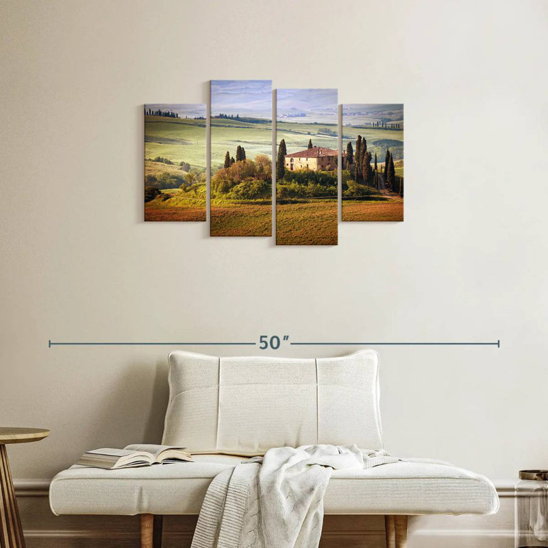 Maison de campagne toscane, H 22 po x l 36 po