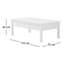Yassine Solid Wood Four Leg Coffee Table with Storage-27288544