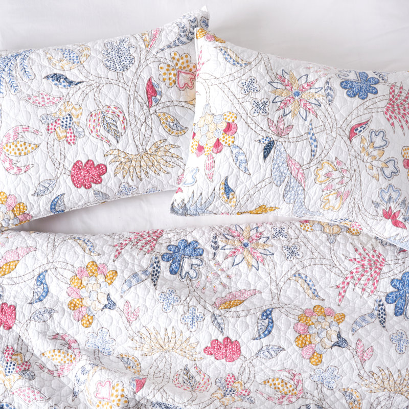 Brie Cotton Floral Bedding Set