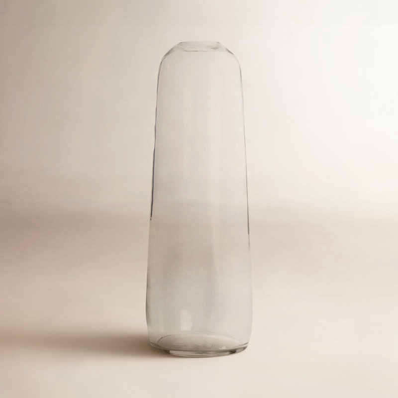 Vase de table Aurora, Transparent, H 11,5 po x l 4 po x P 4 po