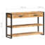 Dante 120cm Solid Wood Top Console Table