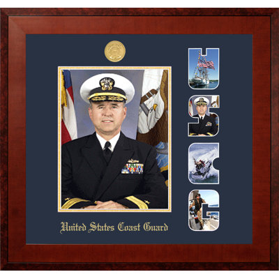 Coast Guard Portrait Honours Picture Frame