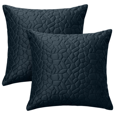 Aspire Homeware Geometric Square Velvet Cushion Covers