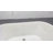 59" Streamline Soaking Freestanding Tub and Tray With Internal Drain-101688382