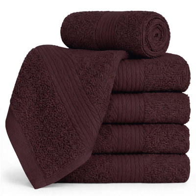 100% Cotton Washcloth 12 x 12 Inch Highly Absorbent