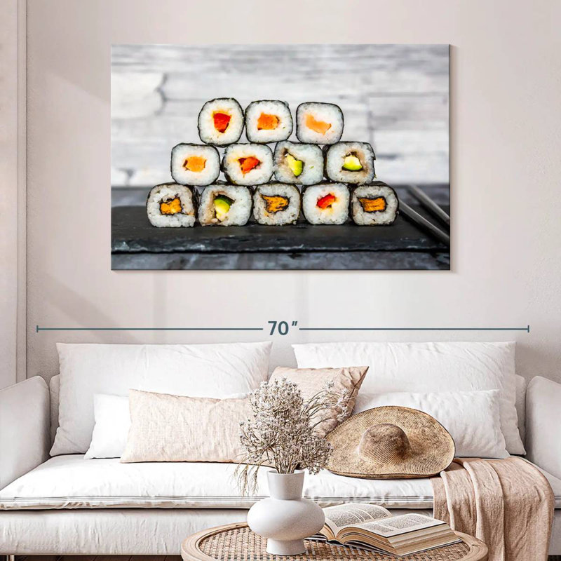 Tranches de sushi