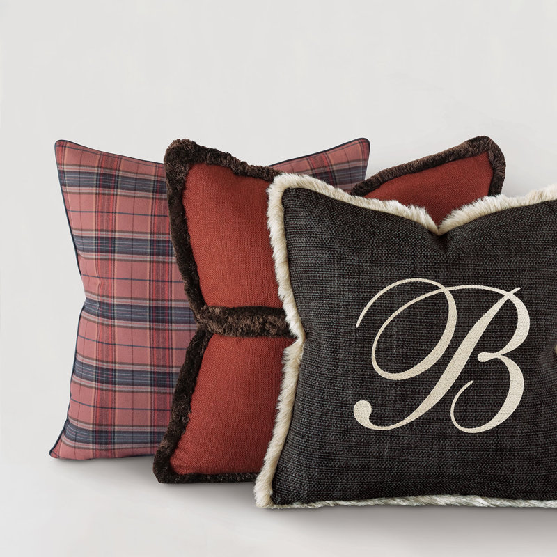 Square Pillow Cover & Insert, Gilmer Charcoal