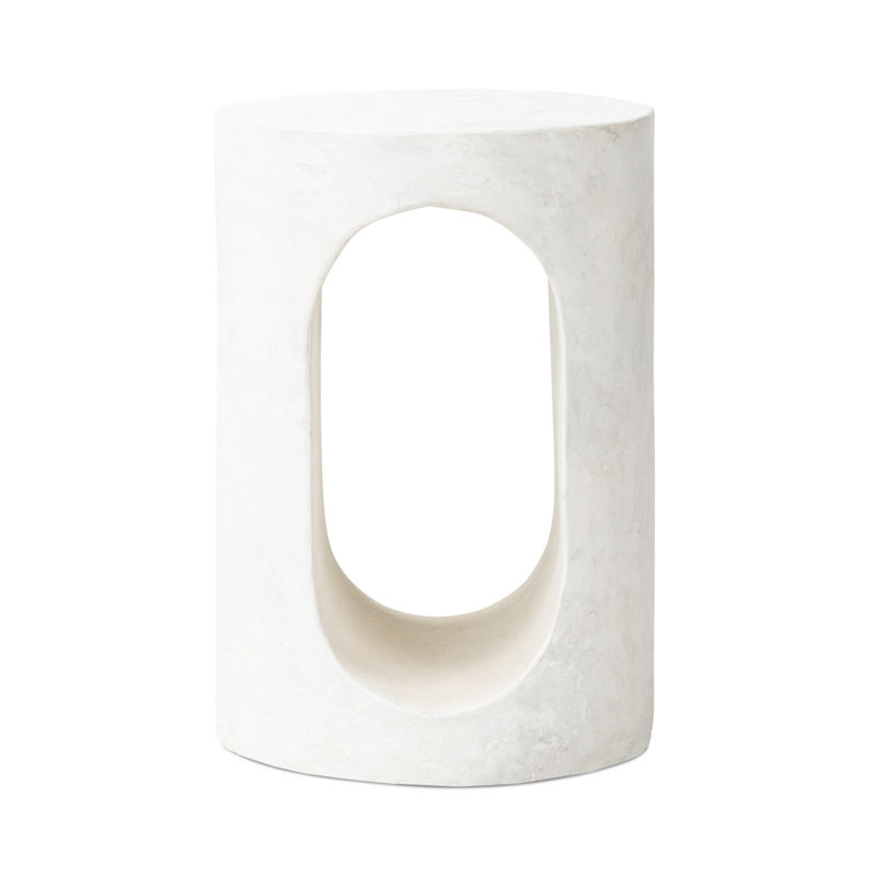 Samson End Table, White