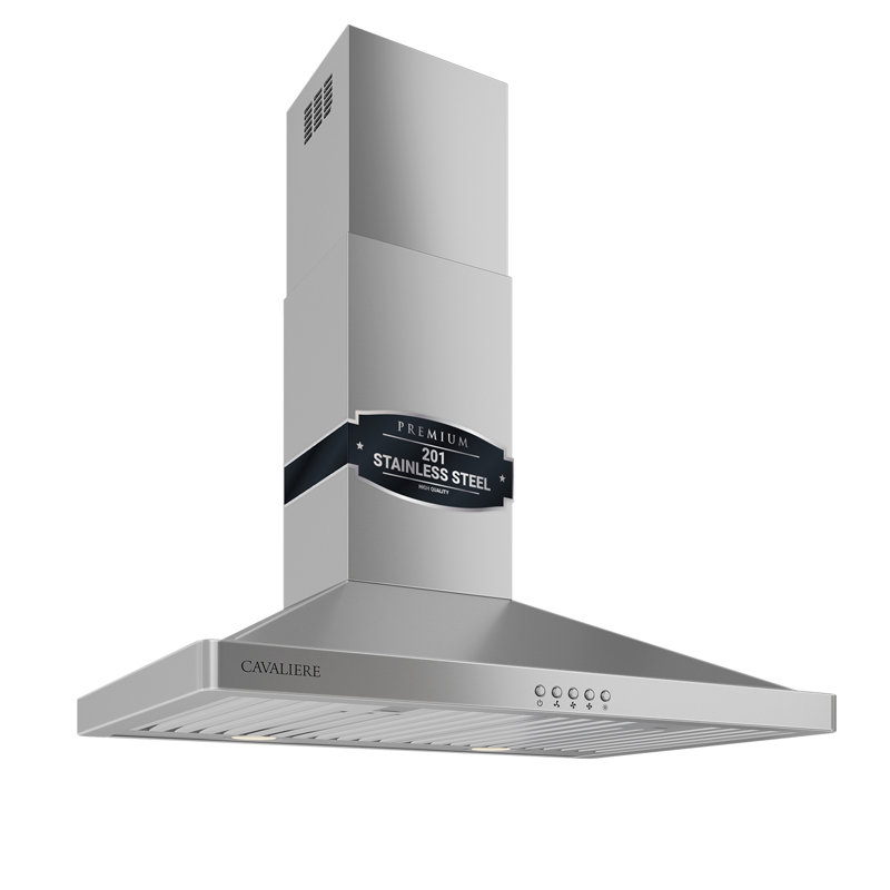 CAVALIERE 30" inch 400 CFM Convertible Wall Mount Range Hood in Stainless Steel