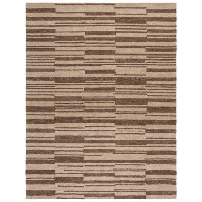 Tapis rayé en jute de coton Esen