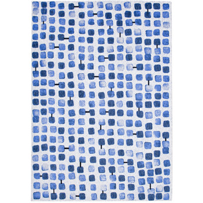 Geometric Recycled P.E.T Area Rug
