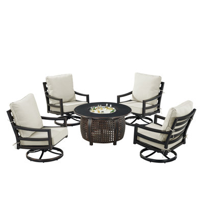 Ferryn 4 - Person Patio Conversation Set with Cushions