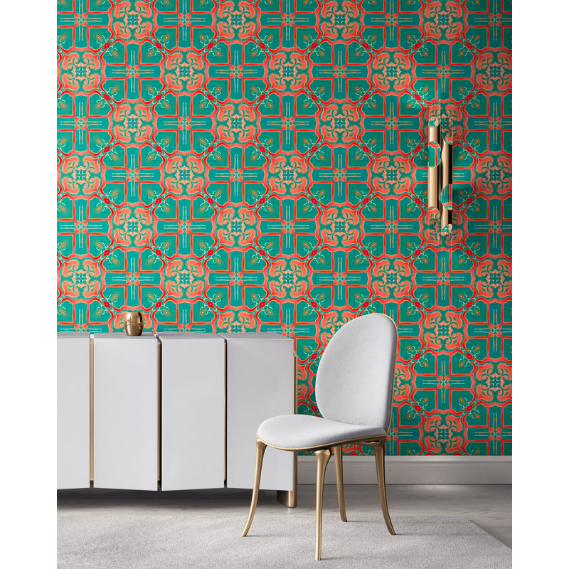 Mallorca | Contoured Tile Wallpaper Double Roll