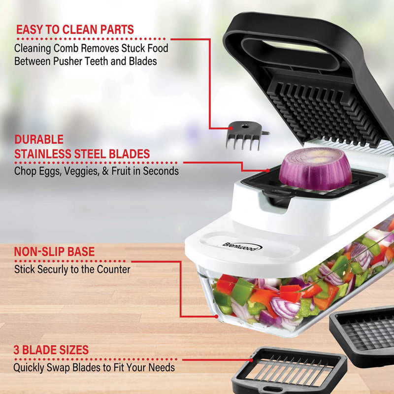 Brentwood 7 - Piece Chopper / Dicer Set