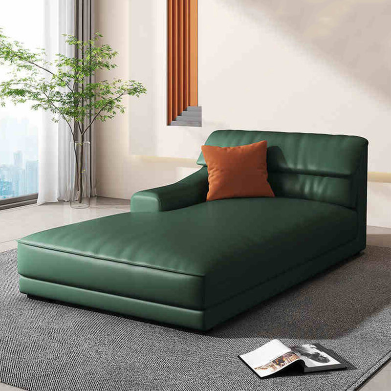 Méridienne simple Fashion Home, Accoudoir à droite (vu de face), Atrovirens, Émulsion