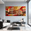 Ensemble de 3 reproductions d'art sur toile, "Cités et pays"-1619281414