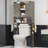 Eveleth 32.05" W Over-the-Toilet Storage Cabinet-1765205024