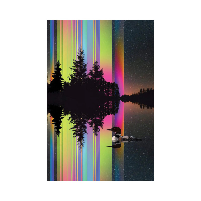 Lake Lights, No Frame, Canvas, 12'' H x 8'' W