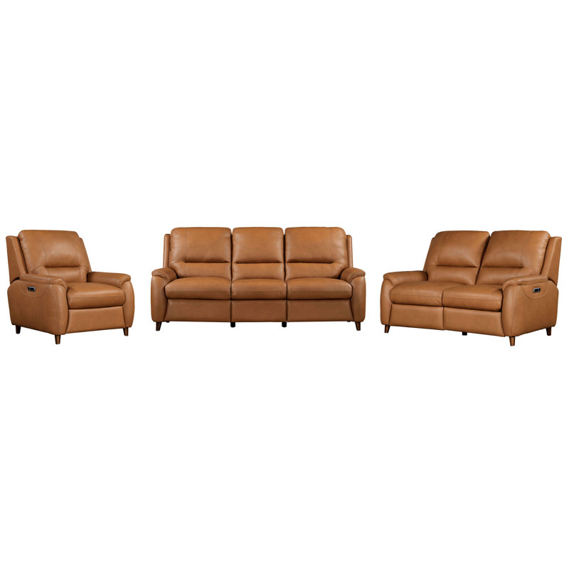 Ensembles de salon inclinables électriques Speirs, 3 pièces: canapé, causeuse, fauteuil inclinable