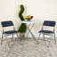 Chaise pliante en métal Olverson-1085627066
