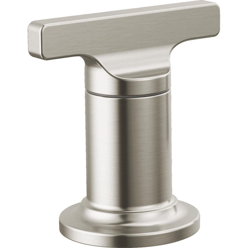 Tetra Roman Tub Faucet T-Lever Handle Set, Stainless Steel