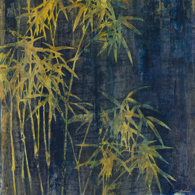 Bambou en jaune doré - impression