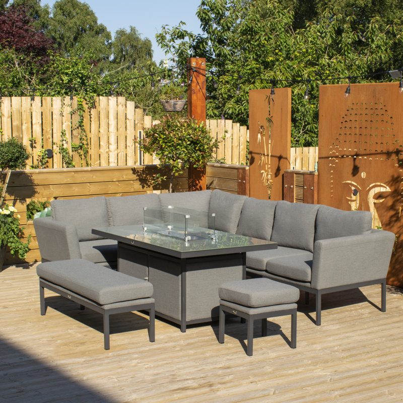 Dzung 9 - Person Seating Group with Cushions