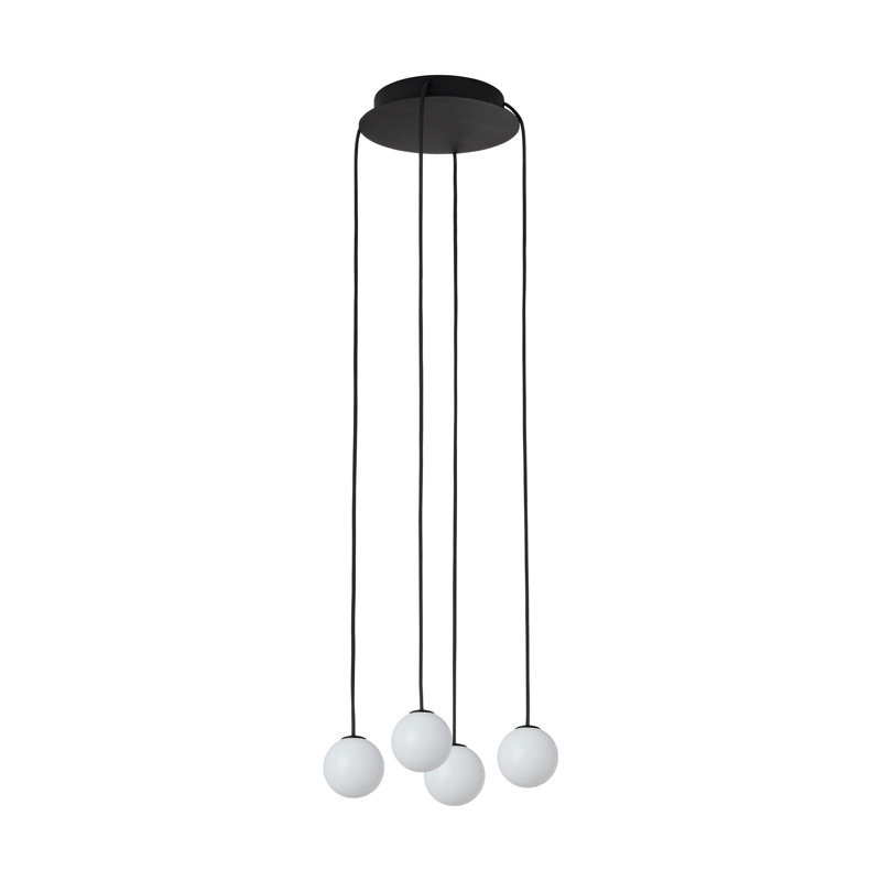 Orbet LED Chandelier, Nightshade Black