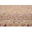 Tapis brun clair / rouge / brun en laine noué à la main de conception unique 8 pi 1 po x 10 pi 3 po