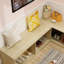 Banc de rangement en L Cecyle