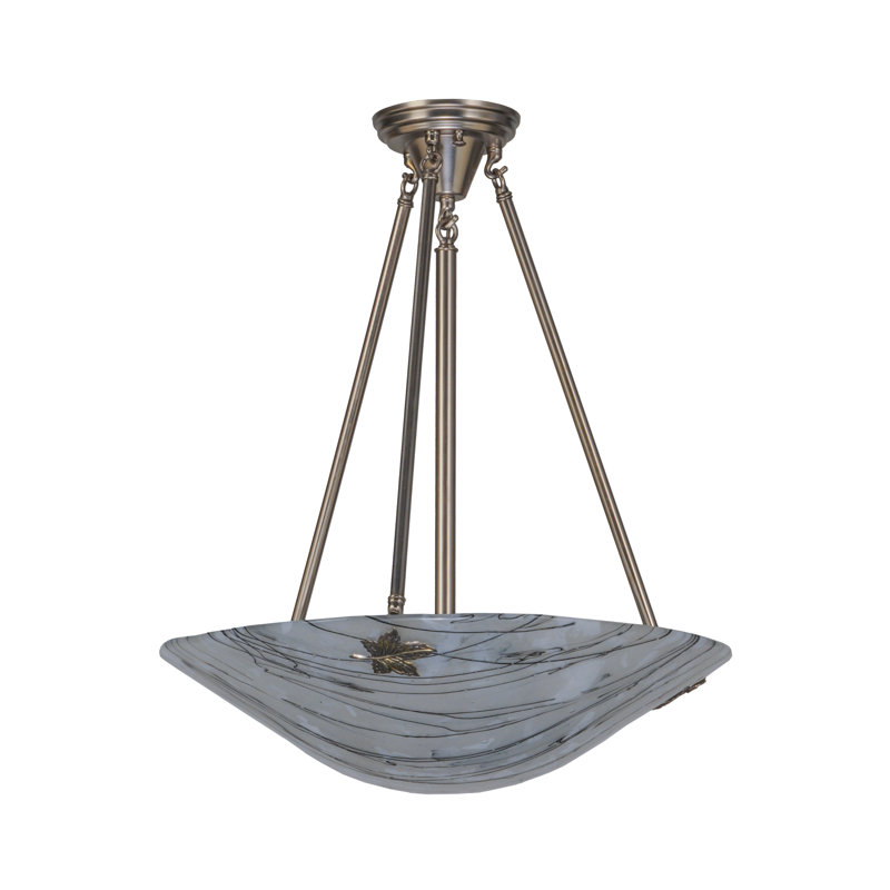 Glass Semi Flush Mount