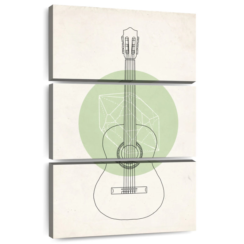 Guitare géométrique Abarca, H 74 po x l 48 po