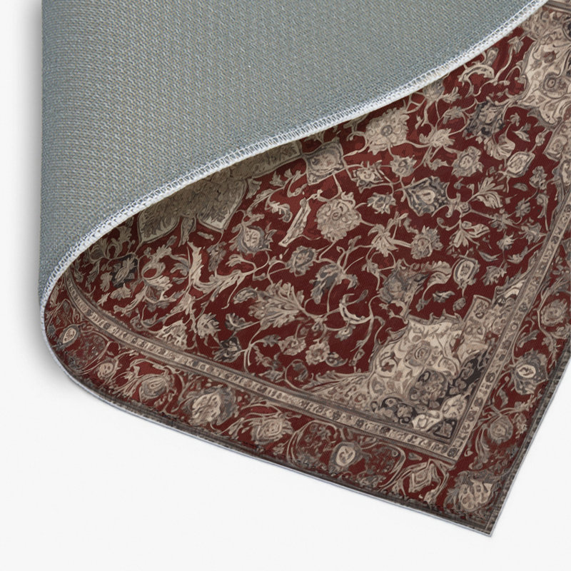 Tapis d'intérieur et d'extérieur gris Persian, Rectangulaire 8 pi x 10 pi