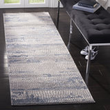 Wendi Abstract Grey/Navy ARea Rug