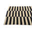 Tapis noir et blanc Noor