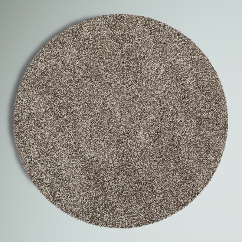 Tapis Assar, Rond 11 pi, Ivoire / Gris