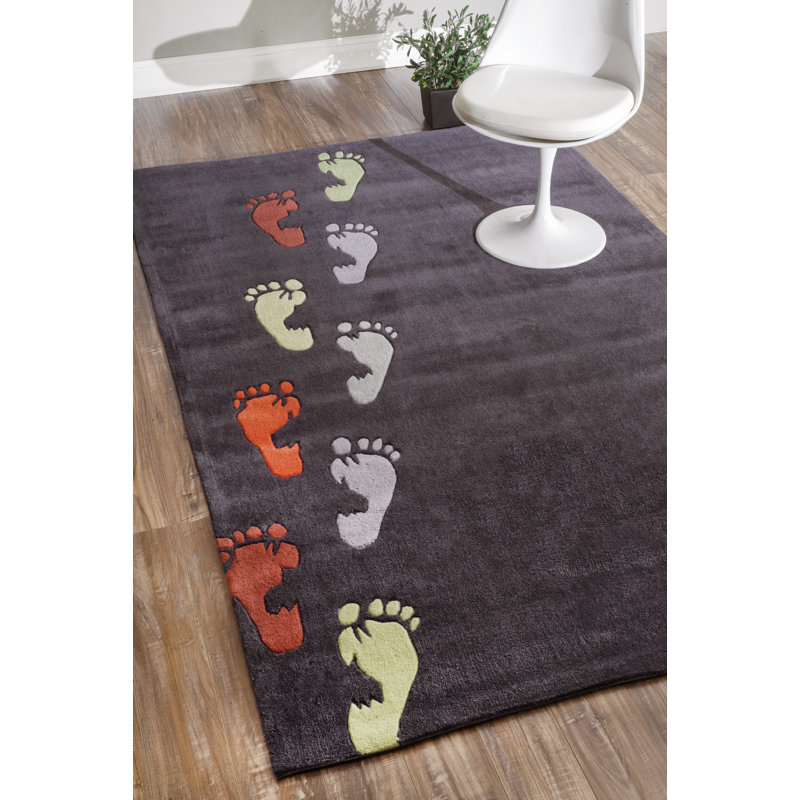 Tapis bleu marine Sepviva, 5 pi x 8 pi