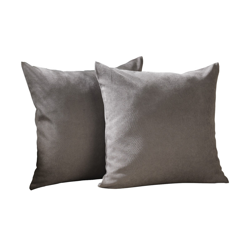 Housses de coussin décoratif, H 18 po x l 18 po, Pierre