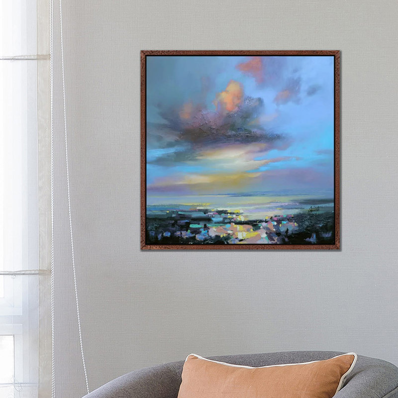 Hebridean Light II by Scott Naismith - Print on Canvas, Classic Brown Wood Framed, 66.04 cm H x 66.04 cm W