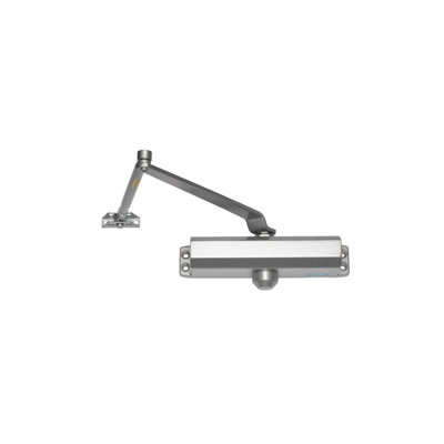 Commercial Grade 1 Door Closer in White - Size 4